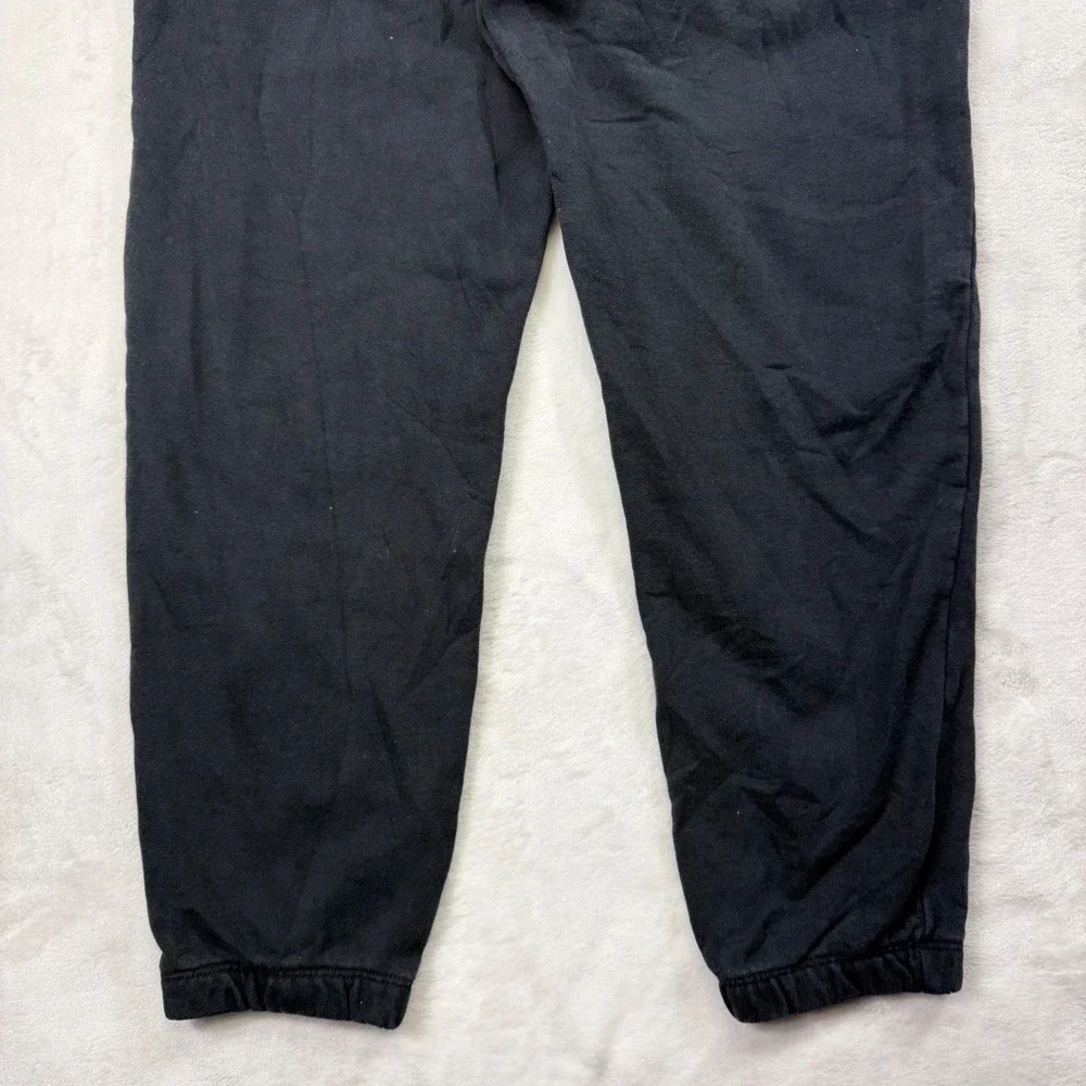 Jordan Flight Essentials Men Black Cotton French Terry Sweatpants Joggers Large